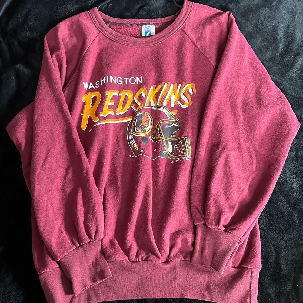 (VINTAGE) WASHINGTON REDSKINS SWEATERSHIRT / CREWNECK SIZE MENS MEDIUM